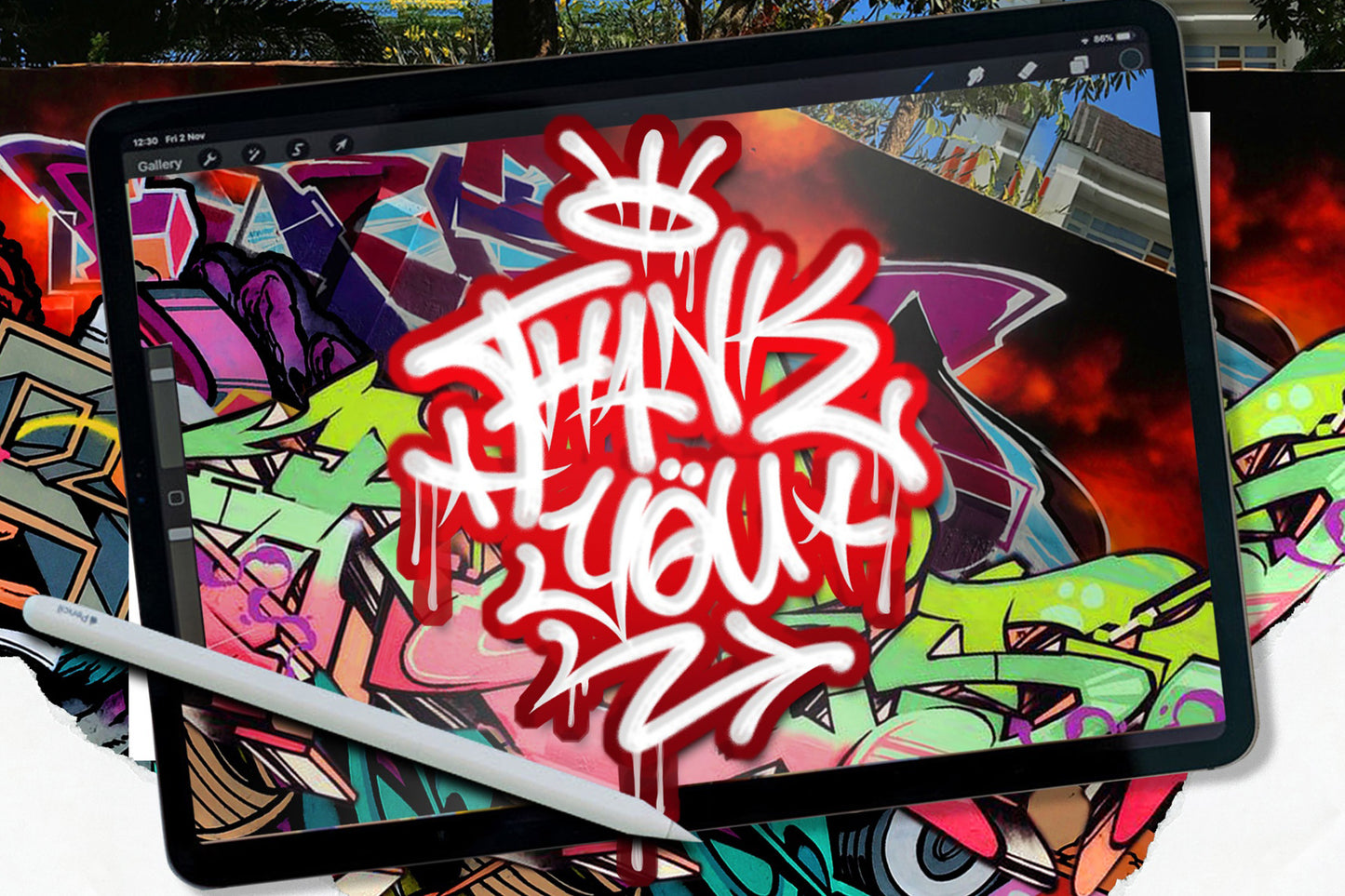 25+ Procreate Graffiti Bombing