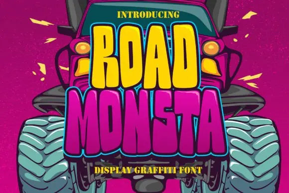 Road Monsta Font Handsign.Studio