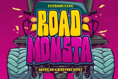 Road Monsta Font Handsign.Studio