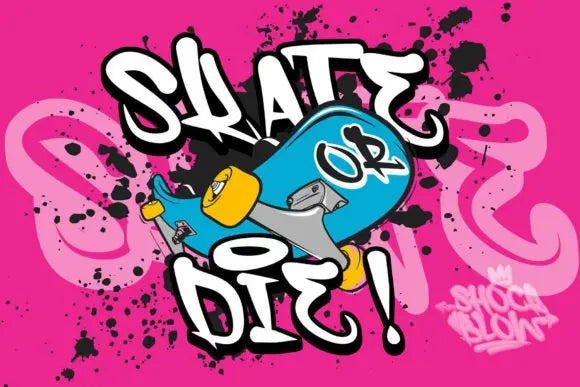 Shock Blow Font Handsign.Studio