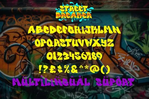 Street Breaker Font - Handsign.Studio