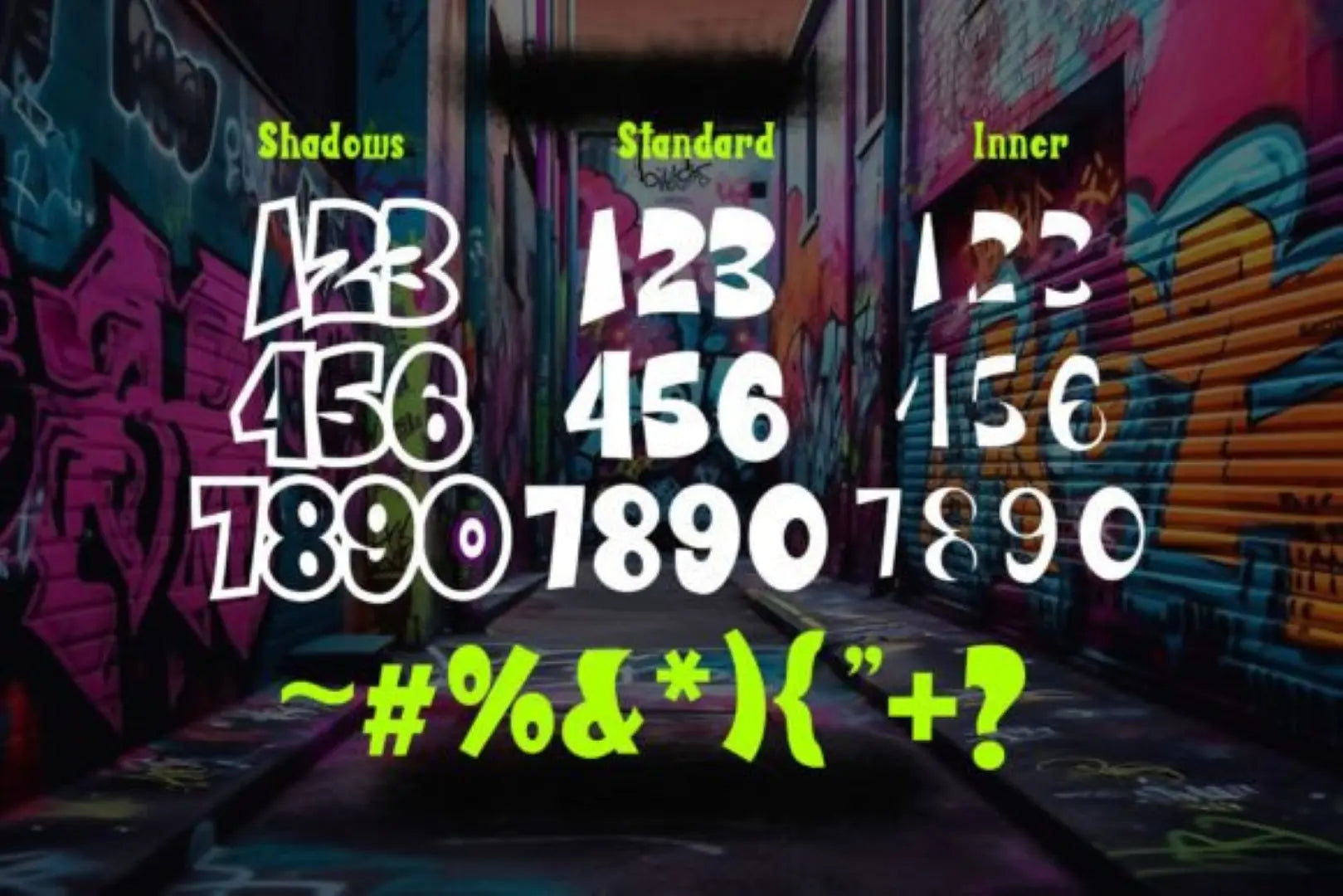 The Bolder Shadow Font - Handsign.Studio