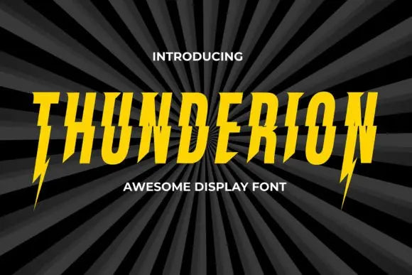 Thunderion Font Handsign.Studio