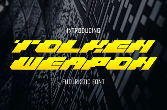 Tolken Weapon Font Handsign.Studio