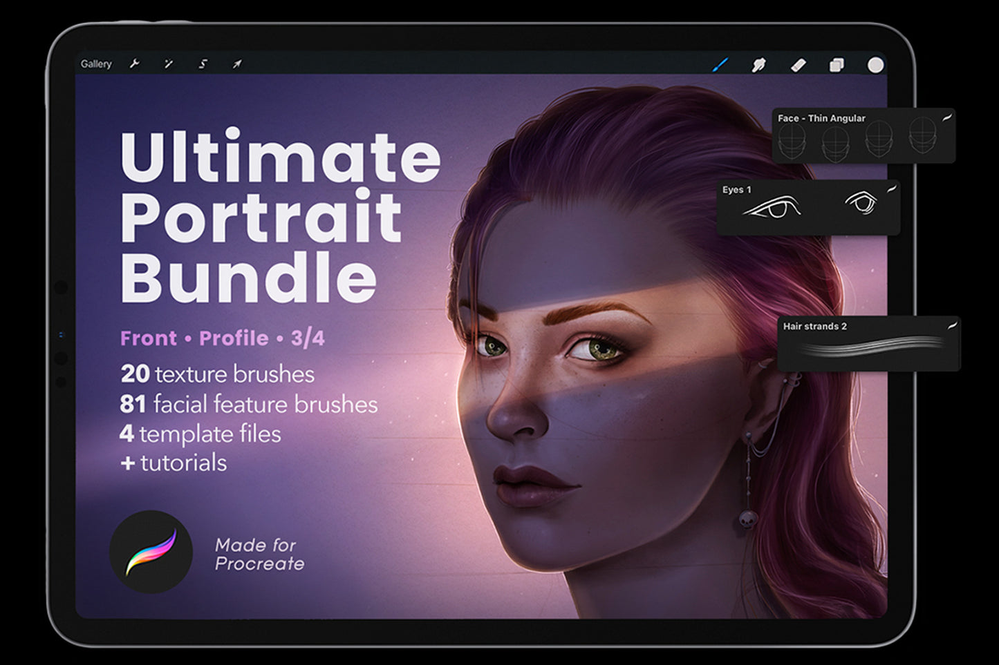 Ultimate Portrait Bundle For Procreate