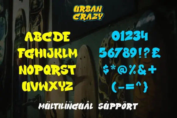 Urban Crazy Font Handsign.Studio