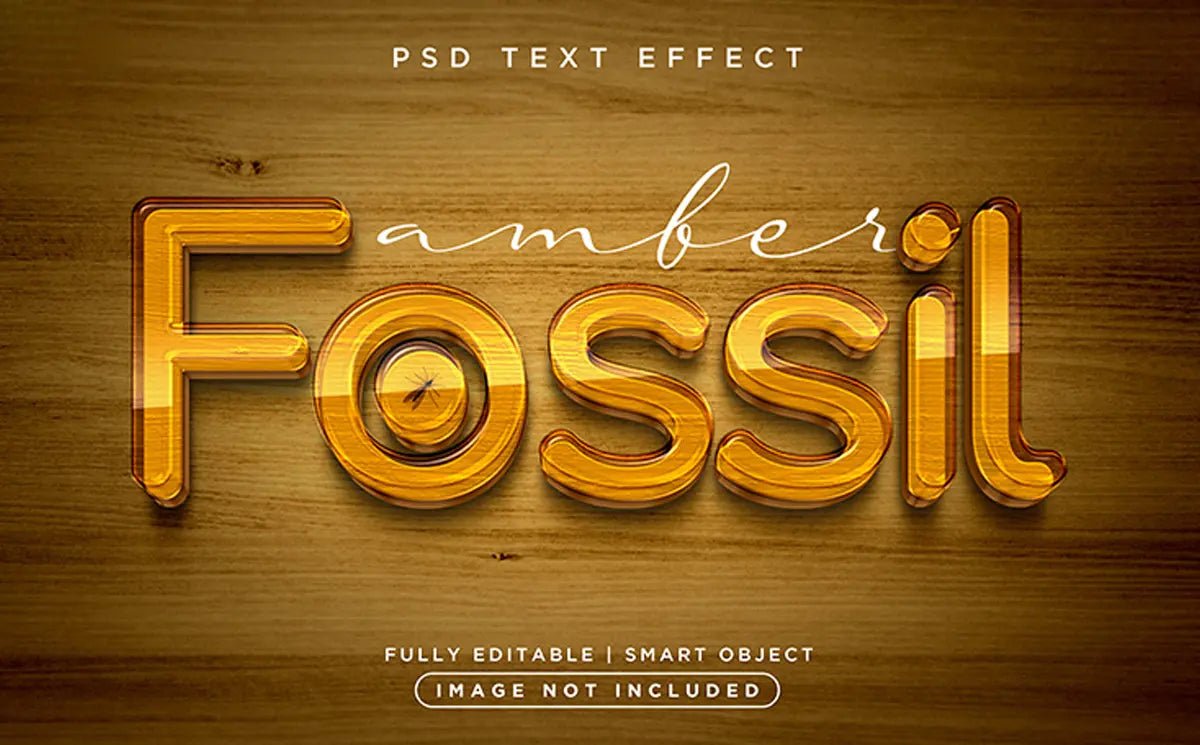 Vol.37 3D Style Fossil Text Effect Handsign.Studio Handsign.Studio