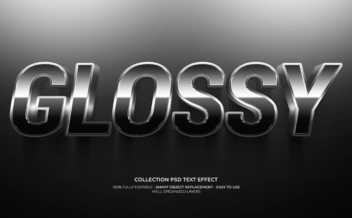 Vol.82 Glossy Mockups and Text Effect 3D Custom Text Effect Handsign.Studio Handsign.Studio