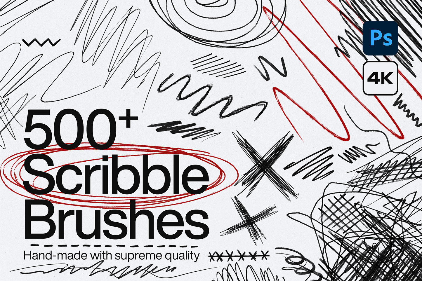 500+ Scribble Photoshop Brushes