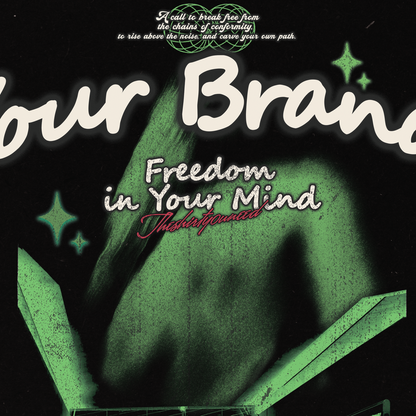 Freedom In Your Mind Editable T-Shirt Designs